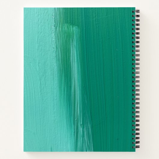 バミューダショアーズの大きいスパイラルノートブックデザイン ノートブック (裏面)