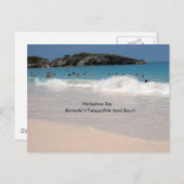 バミューダズピンクサンドビーチ ポストカード (正面/裏面)