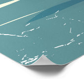 バミューダセーリングヴィンテージ旅行ポスター ポスター (角)