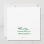 バミューダデイジーフラットカード シーズンカード (裏面)