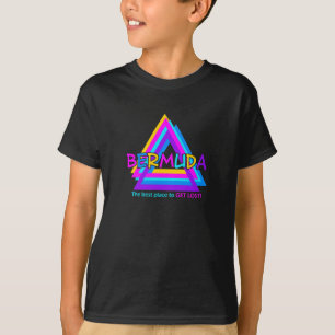 バミューダトライアングルのシャツ – スタイルとカラーを選択 Tシャツ