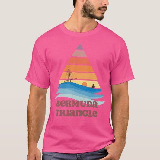 バミューダトライアングル観光客 Tシャツ (正面)