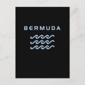 バミューダトリプル海波ダークカラー ポストカード (正面)