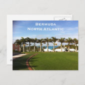 バミューダノースアトランティックヴィンテージ旅行観光客追加 ポストカード (正面/裏面)