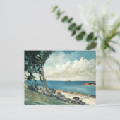 バミューダノースロードランドスケープウィンスローホーマー ポストカード (スタンド正面)