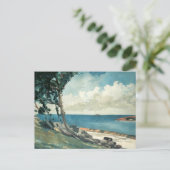 バミューダノースロードランドスケープウィンスローホーマー ポストカード (スタンド正面)