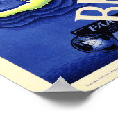 バミューダバイクリッパーPAAエアウェイズヴィンテージ旅行広告 ポスター (角)