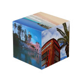 バミューダバケーショントラベルフォトコラージュ フォトキューブ (裏面アングル)