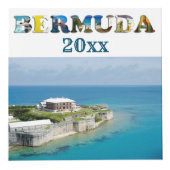 バミューダバケーショントラベルフォトコラージュ フォトキューブ (正面)