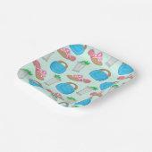 バミューダバッグサンダルスミントジュレ名門私立校風のップ ペーパープレート (傾斜あり)