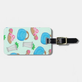 バミューダバッグサンダルスミントジュレ名門私立校風のップ ラゲッジタグ