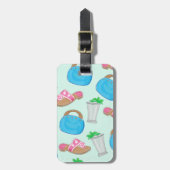 バミューダバッグサンダルスミントジュレ名門私立校風のップ ラゲッジタグ (正面縦)