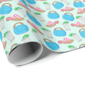 バミューダバッグサンダルスミントジュレ名門私立校風のップ ラッピングペーパー (ロールコーナー)