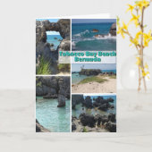 バミューダビーチグリーティングカード カード (黄色い花)