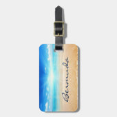 バミューダビーチ日の出 ラゲッジタグ (正面縦)