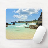 バミューダビーチ、沿岸写真アート、海景、 マウスパッド (マウス)