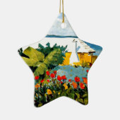 バミューダフラワーガーデンアンドバンガロー セラミックオーナメント (右)