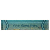 バミューダブルーグリーンウォーターズ デスクネームプレート (正面)