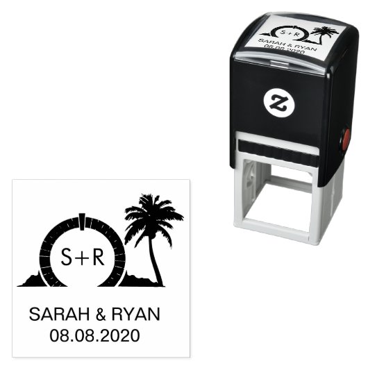 バミューダムーンゲート、日付スタンプを保存 セルフインキングスタンプ (インサイチュ)