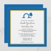 バミューダモオン結婚ゲートの目的地 招待状 (正面/裏面)