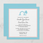 バミューダモオン結婚ゲートの目的地 招待状 (正面/裏面)