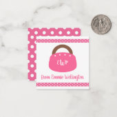 バミューダモノグラムのバッグギフト囲いカード ノートカード (正面/裏面インサイチュ)