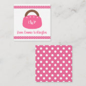 バミューダモノグラムのバッグギフト囲いカード ノートカード (正面/裏面)