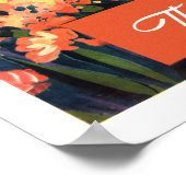 バミューダヴィンテージ旅行ポスターに飛ぶ ポスター (角)