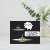 バミューダ三角形の謎が説明された ポストカード (スタンド正面)