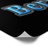 バミューダ三角形アート ポスター (角)