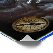 バミューダ三角形ポスター ポスター (角)