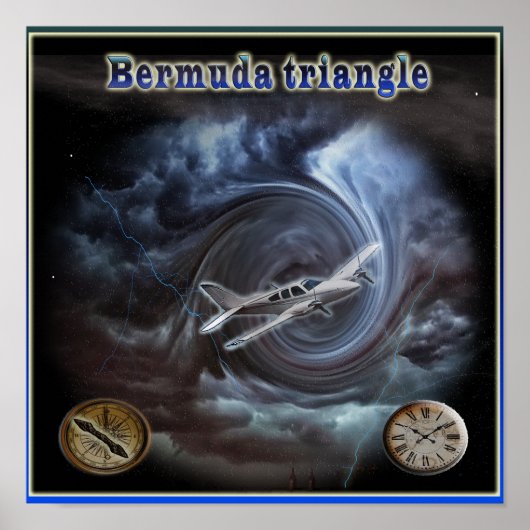 バミューダ三角形ポスター ポスター (正面)