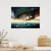 バミューダ三角形 ポスター (キッチン)