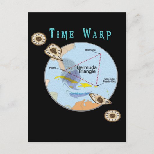 バミューダ三角形 ポストカード (正面)