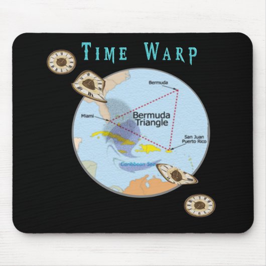 バミューダ三角形 マウスパッド (正面)