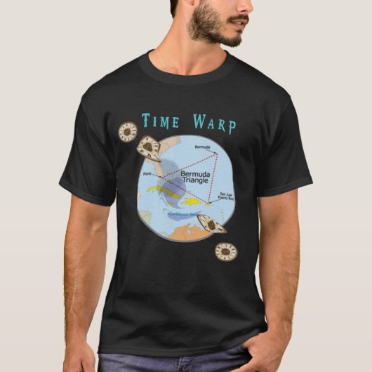 バミューダ三角形 Tシャツ (正面)