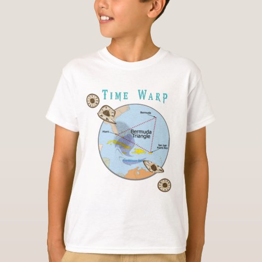 バミューダ三角形 Tシャツ (正面)