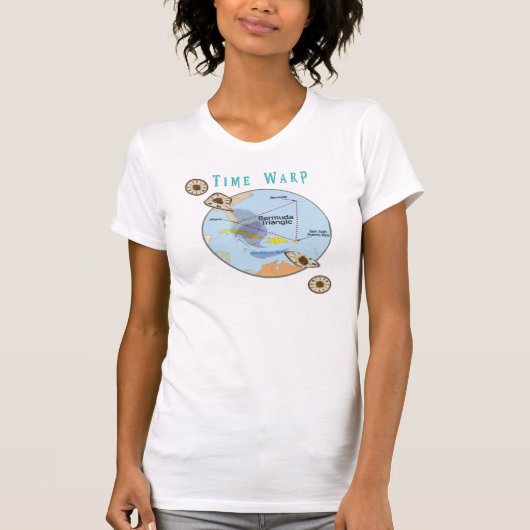 バミューダ三角形 Tシャツ (正面)