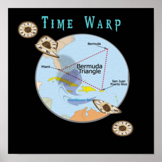 バミューダ三角製品 ポスター (正面)