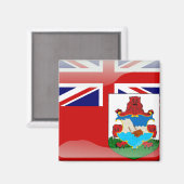 バミューダ光沢フラグ マグネット (正面/裏面)