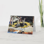 バミューダ入植者たち、風の強いホーマー絵画ズ家の人たち。 カード (正面)