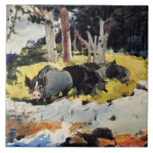 バミューダ入植者たち、風の強いホーマー絵画ズ家の人たち。 タイル (正面)