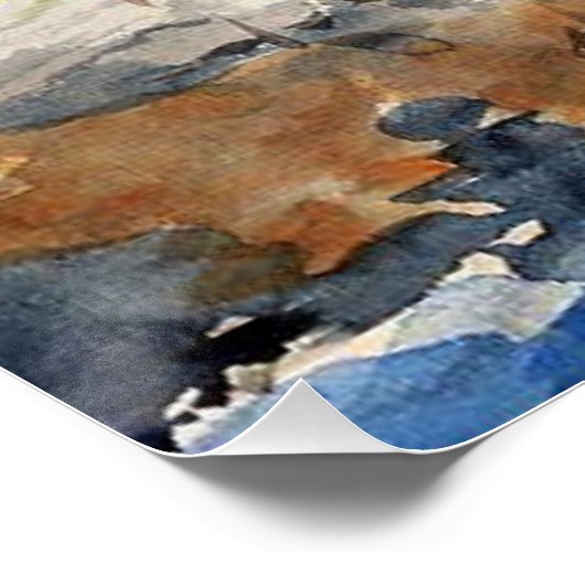 バミューダ入植者たち、風の強いホーマー絵画ズ家の人たち。 ポスター (コーナー)