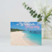 バミューダ名勝はがきの挨拶 ポストカード (スタンド正面)