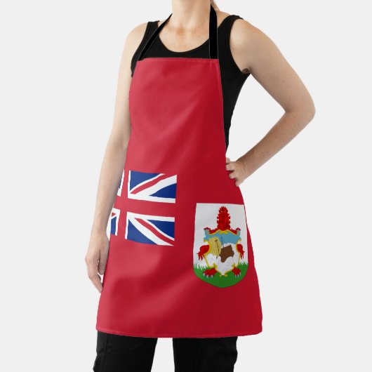 バミューダ国旗のオールオーバープリントエプロン エプロン (インサイチュ)