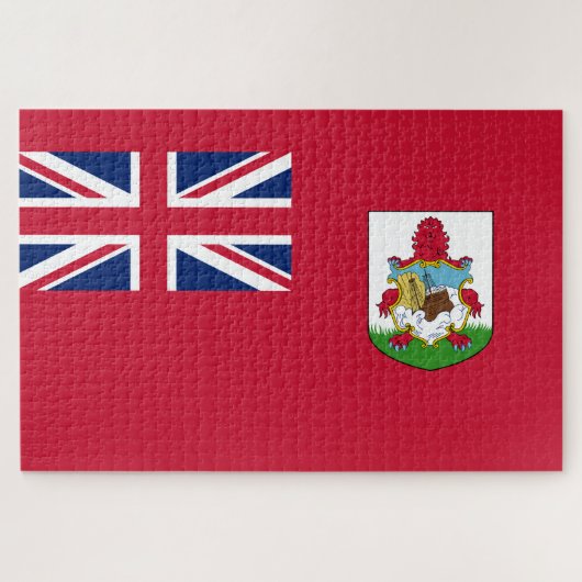 バミューダ国旗(バミューダカリブのン) （諸島） ジグソーパズル (横)