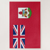 バミューダ国旗(バミューダカリブのン) （諸島） ジグソーパズル (縦)