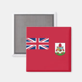 バミューダ国旗(バミューダカリブのン) （諸島） マグネット (正面/裏面)