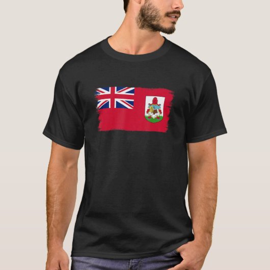 バミューダ国旗 バミューダ 1 Tシャツ (正面)