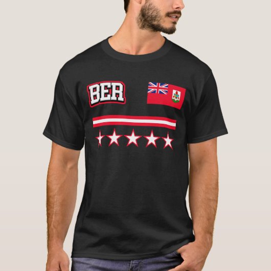 バミューダ国旗 Tシャツ (正面)